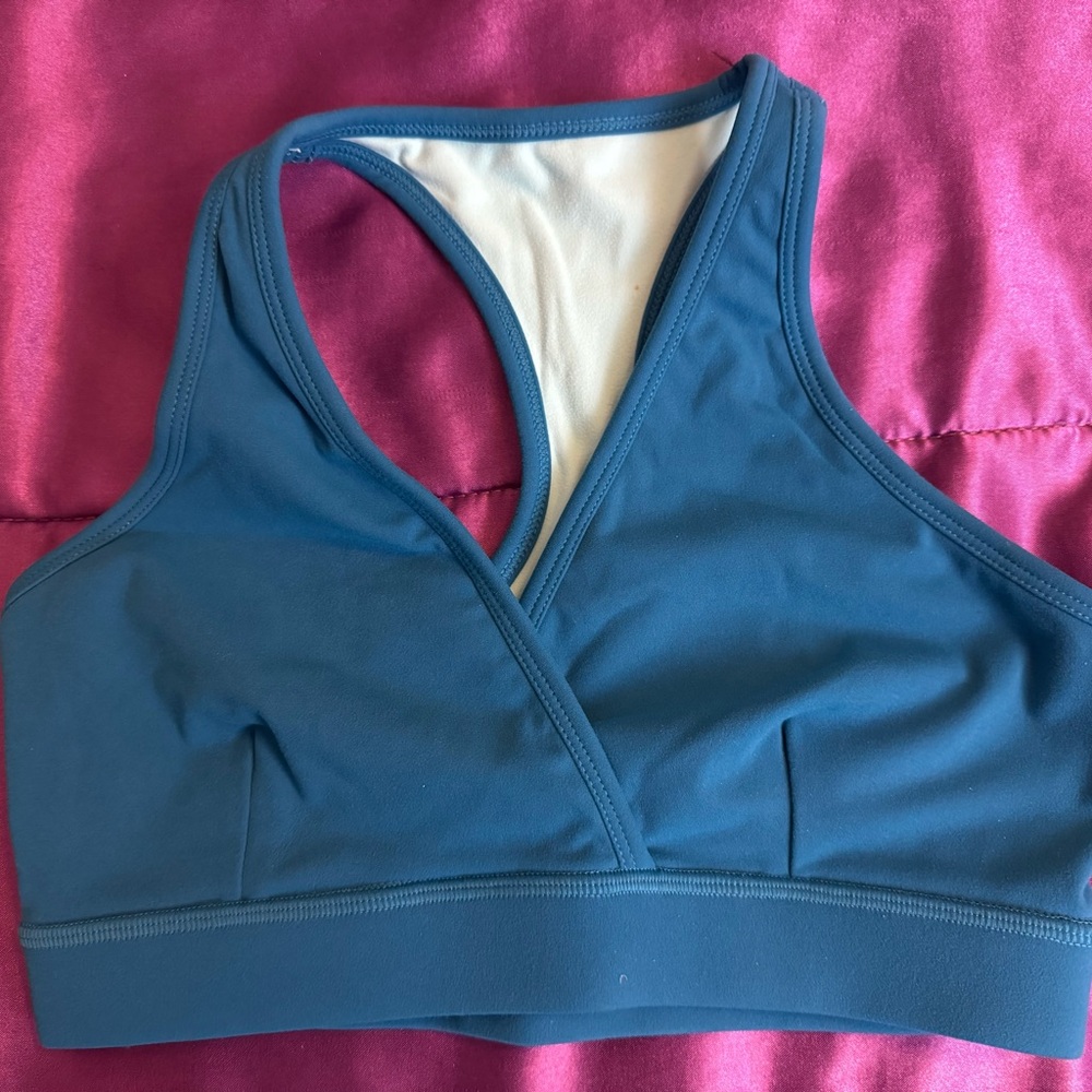 Buffbunny Collection Reversible RacerBack Sports Bra Warhead and Cotton Candy XS
